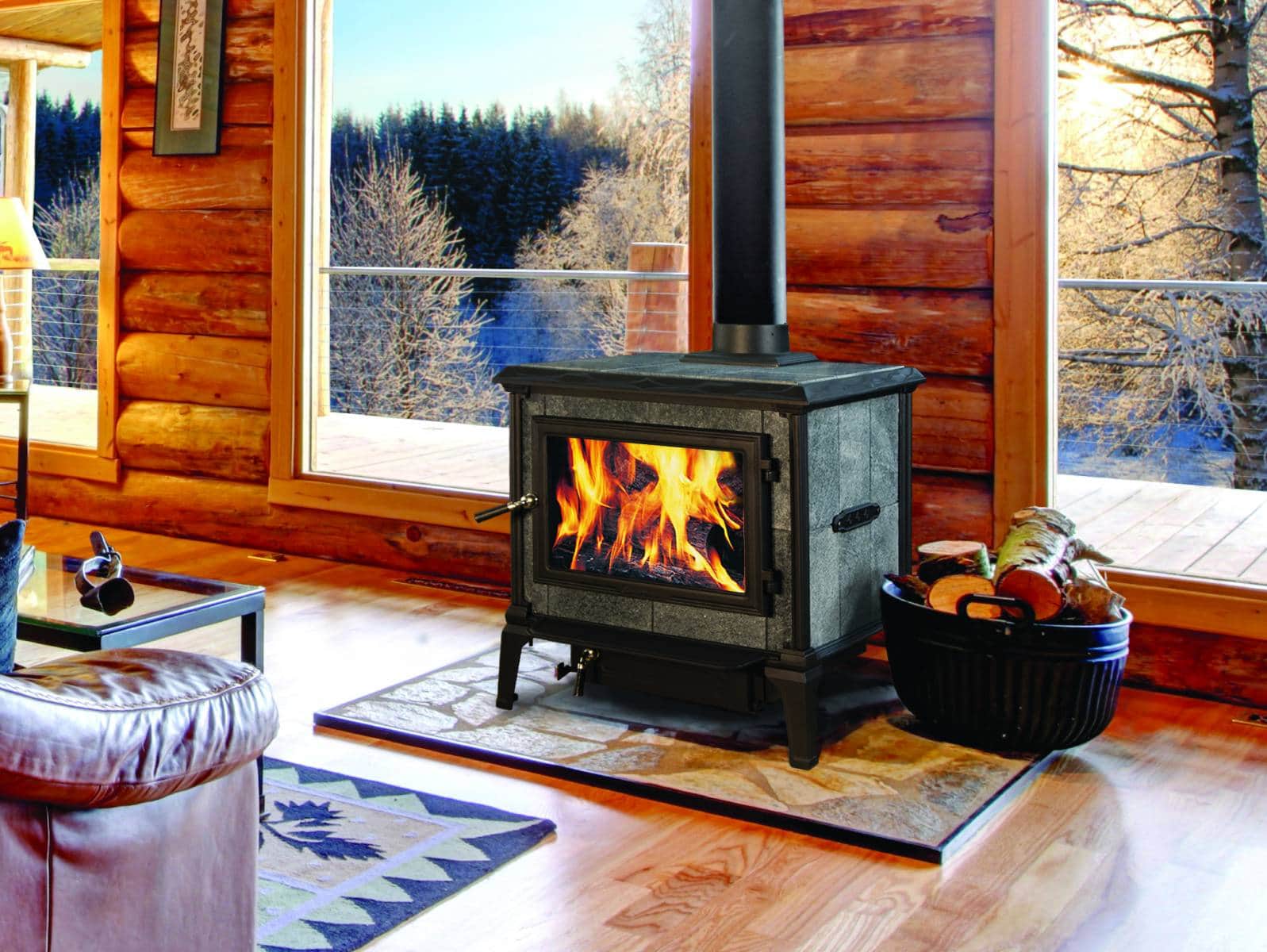 Heritage Soapstone Woodstove - Fireplace Products - Hearth & Home