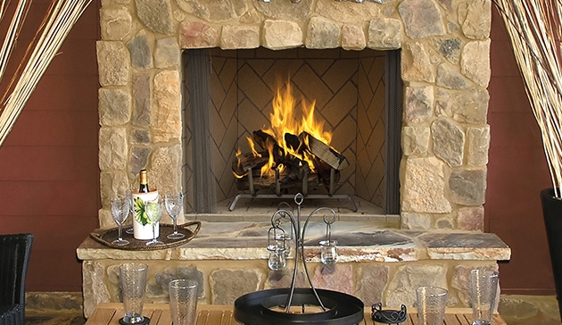 Large Outdoor Wood Fireplace - Fireplace Products - Hearth & Home